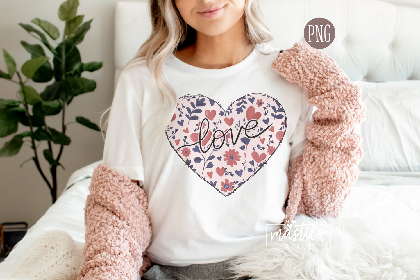 Valentine's Day PNG Sublimation Design, Love Romantic Heart, Valentines Png Designs