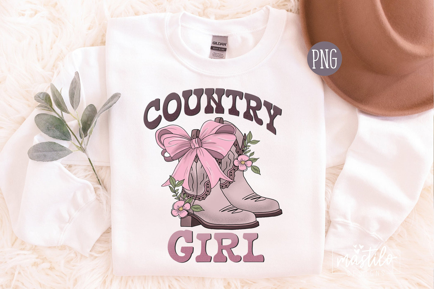 Country Girl Png, Western Cowgirl Boots png, Coquette png, Pink Bow, Aesthetic Png