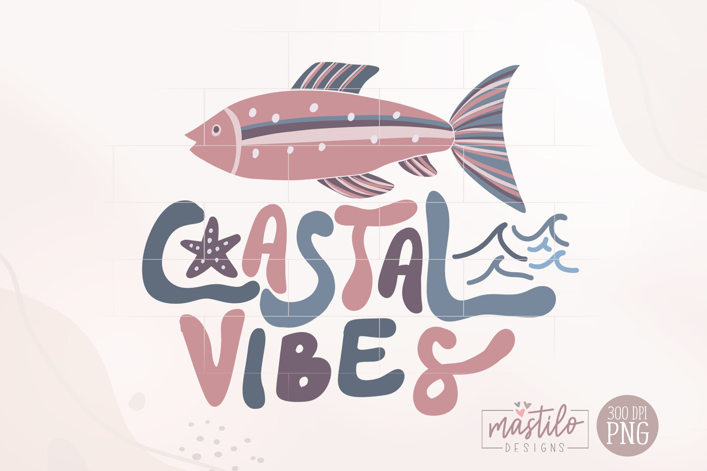 Coastal Vibes Png, Fisherman Aesthetic, Fish PNG, Coastal Artwork, Coastal Vibes