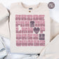 Retro I Love You Design | PNG for DTF Printing & Valentine's T-Shirt Sublimations | 70s Typography Png