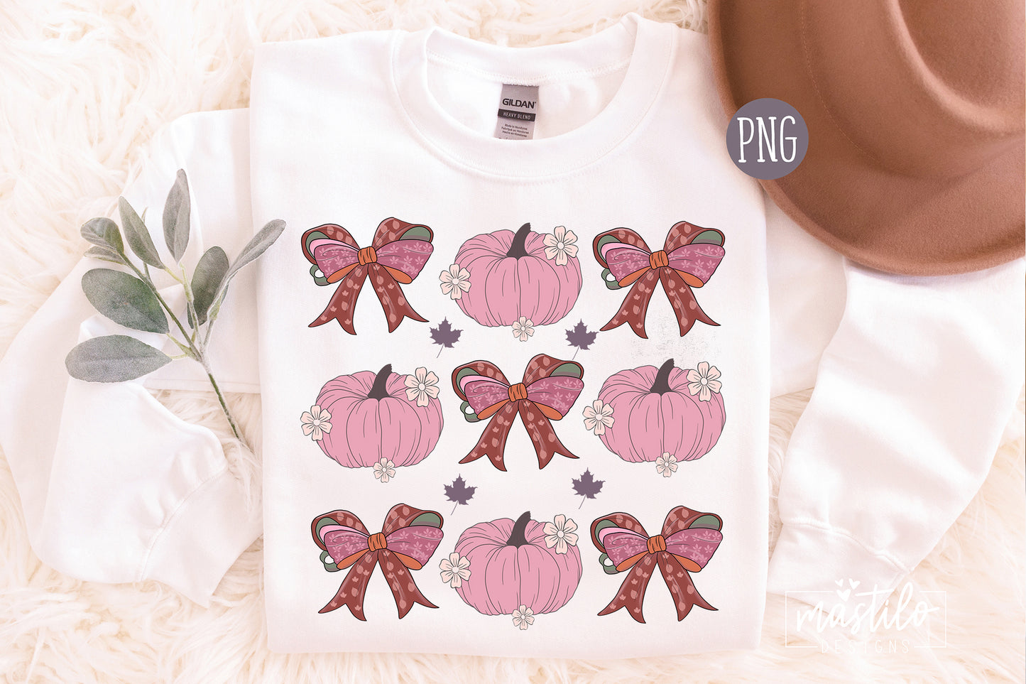 Coquette bows Fall Sublimation Designs, Pumpkin Season Png, Autumn PNG