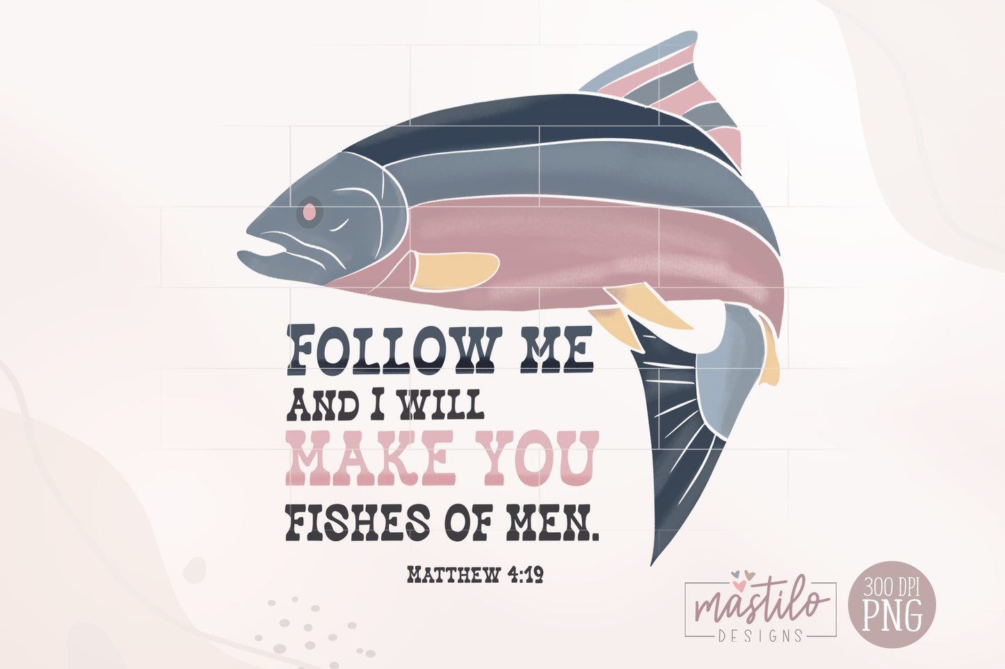 Matthew 4:19 Png, Follow Me And I will make you fishes of Men Fisherman Aesthetic Png