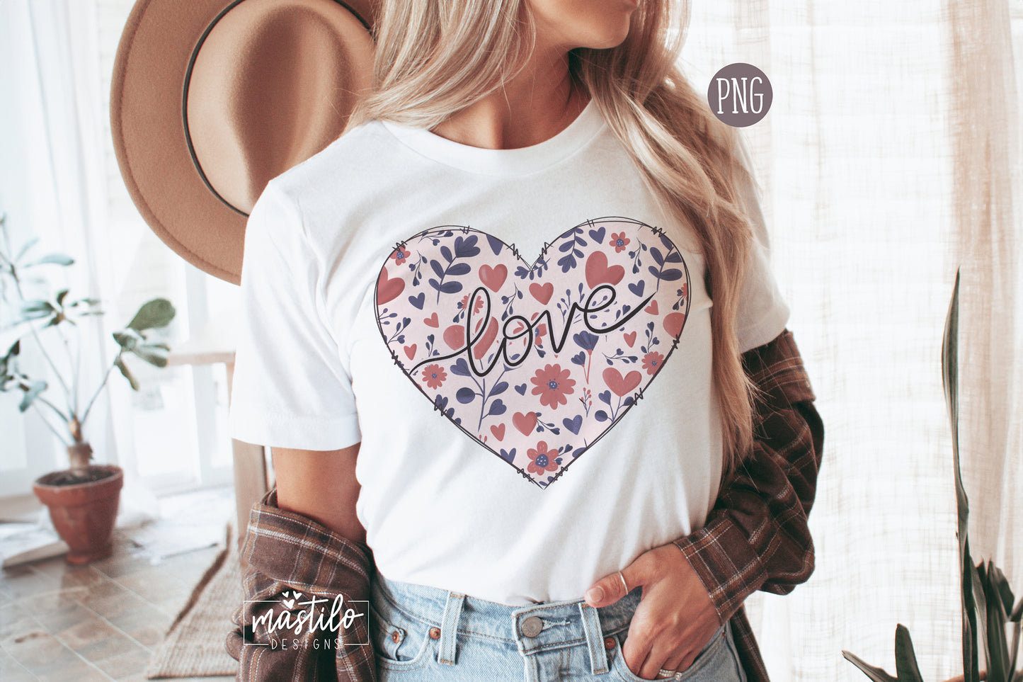 Valentine's Day PNG Sublimation Design, Love Romantic Heart, Valentines Png Designs