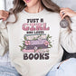 Book Lover Png, Bookish Png, Just a Girl who Loves Books, Books Png