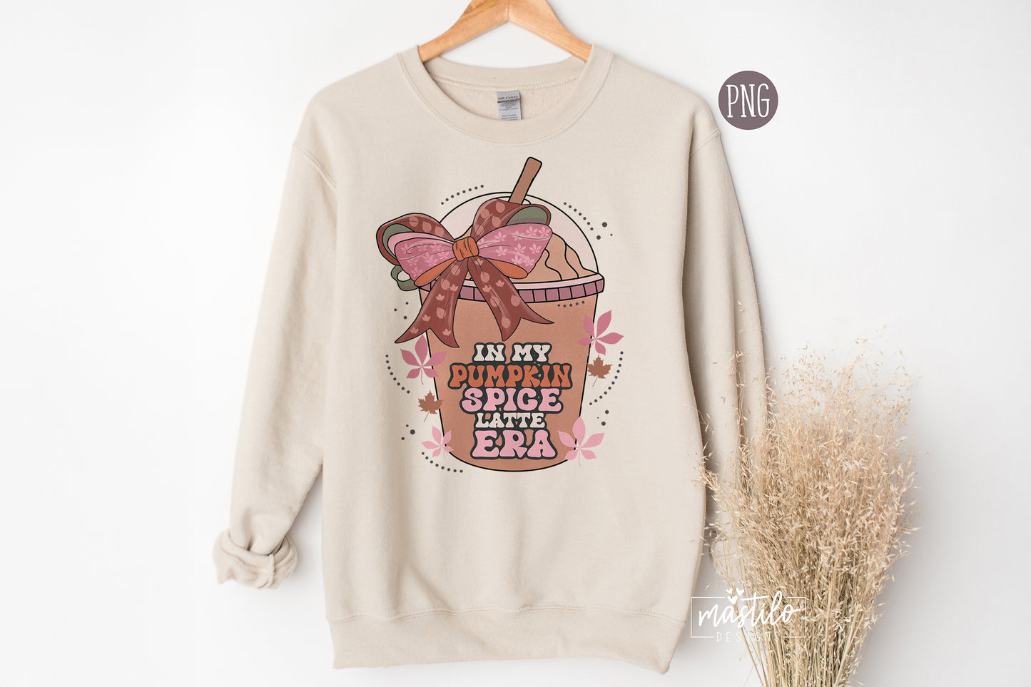 Pumpkin Spice Latte Png, In My Pumpkin Spice Latte Era Png, Fall Sublimation Designs