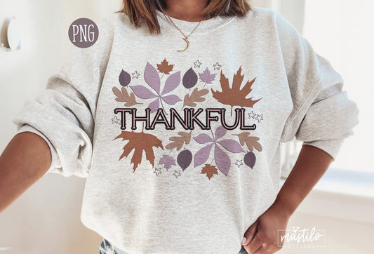 Thanksgiving Png, Thanksgiving T-shirt Design, Fall Leaves Fall Sublimation Designs