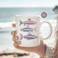 Colorful Fish Fisherman Aesthetic, Fish PNG, Coastal Artwork, Coastal Vibes, Trendy Fish Png Digital Design