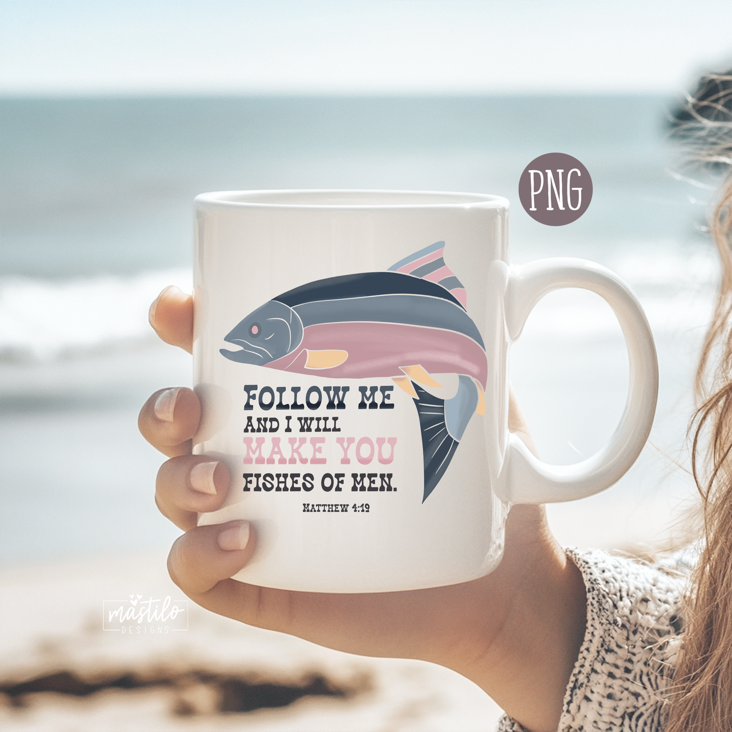 Matthew 4:19 Png, Follow Me And I will make you fishes of Men Fisherman Aesthetic Png