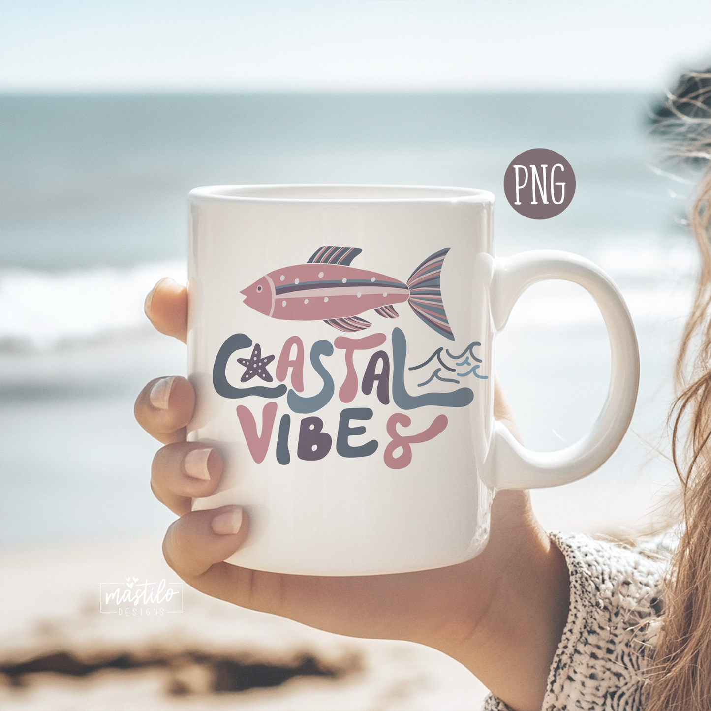 Coastal Vibes Png, Fisherman Aesthetic, Fish PNG, Coastal Artwork, Coastal Vibes