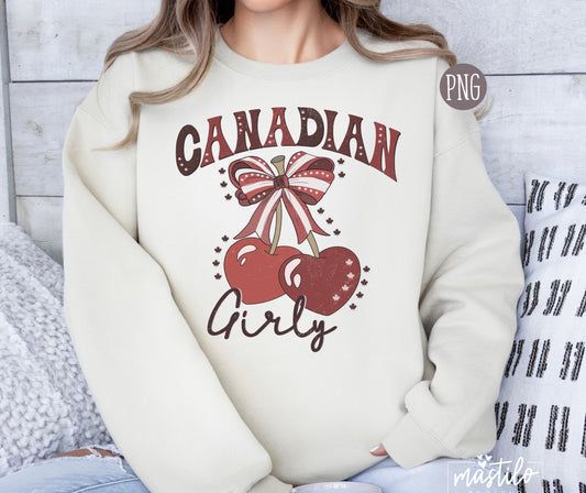 Canadian Girly Png, Coquette Canada Day Png, Canada Day Png, Canadian Flag Png