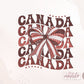 Coquette Canadian Flag png, Coquette Bow png, Canada Day sublimation, Canada Png