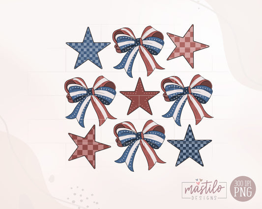 Coquette American Flag png, Coquette Bow png, 4th of July sublimation, America Png, Freedom