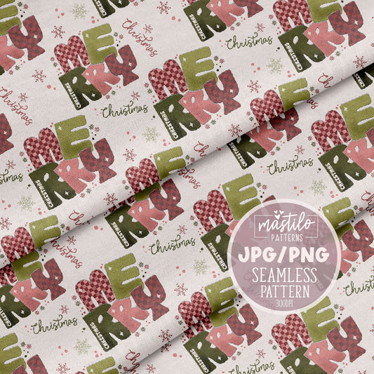 Merry Christmas Seamless Pattern, Christmas pattern, Seamless Pattern, Christmas Seamless Pattern