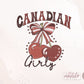 Canadian Girly Png, Coquette Canada Day Png, Canada Day Png, Canadian Flag Png