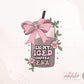 Iced Coffee Era png, Trendy Coquette png, Aesthetic Png, Ribbon, Girlie Png