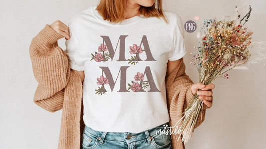 Mother's Day Png, Mama Floral PNG, Mama Floral Sublimation