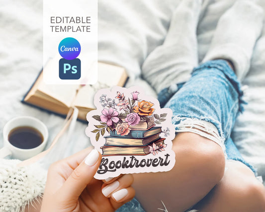 Sticker Mockups PSD file, Hand Holding Sticker, Sticker Mockup Boho, Die Cut