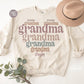 Grandma PNG, Grandma Sublimation PNG, Stacked Grandma sublimation PNG