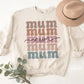 Mum Png, Mum Boho Distressed png, Sublimation designs