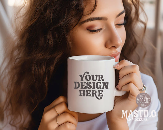 Mug Mockup, 15oz Coffee Mug Mockup, Mug Mockup, Model Mockup