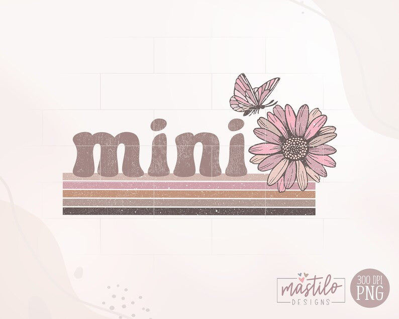 Mini Sublimation PNG, Retro Mini sublimation Design, Retro Mini Png