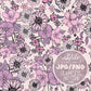 Wild Flowers Seamless Pattern, Boho Floral Pattern Design, Boho