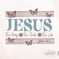 Jesus Png, Retro Jesus Png, God Sublimation Designs Downloads