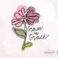 Grown In Grace PNG, Bible Verse Png, Christian Shirt Designs