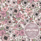 Boho Flowers Seamless Pattern, Boho Floral Pattern Design, Boho Seamless