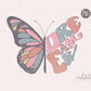 Dreamer Butterfly PNG, Sublimation downloads, Boho png designs