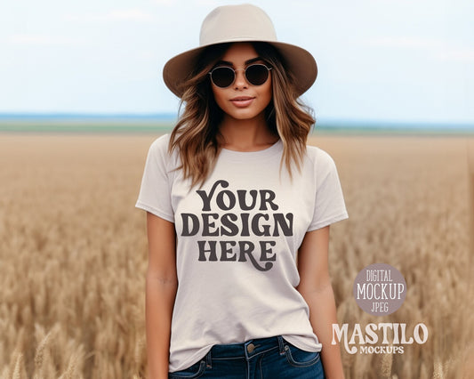 White Shirt Mockup, Lifestyle Mockup, Summer Shirt Mockup, Summer Mockup