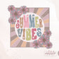 Retro Summer Vibes png, Summer Sublimation downloads