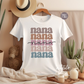 Nana Boho Distressed Stacked png, Sublimation designs