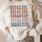 Mum Png, Mum Boho Distressed png, Sublimation designs