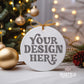 Christmas Tree Ornament Mockup, Canva Christmas Mock up