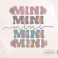 Retro Mini Png, Mini Sublimation PNG, Boho Mini sublimation Design