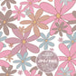 Romantic Flowers Seamless Pattern, Floral Fabric Pattern Design