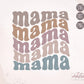 Mama SVG, Mom SVG, Retro Svg, Groovy Svg, Mother's Day Svg, Mom Life Svg