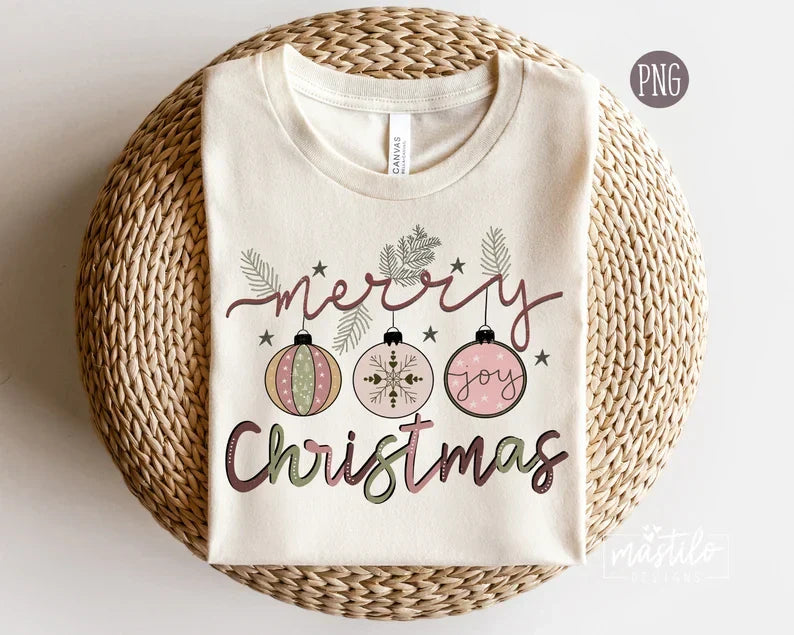 Merry Christmas Png, Boho Christmas, Christmas Sublimation Designs