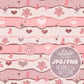 Valentines Pattern, Groovy Valentine Hearts repeat pattern, Seamless Repeat