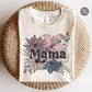 Mama Floral Bouquet PNG, Mama Floral Sublimation, Trendy Boho Mom Png