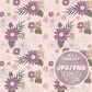 Summer Flowers Sublimation Seamless Pattern, Floral Fabric Pattern Design