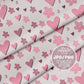 Valentines Pattern Groovy Hearts, Seamless Repeat Pattern for Fabric Sublimation