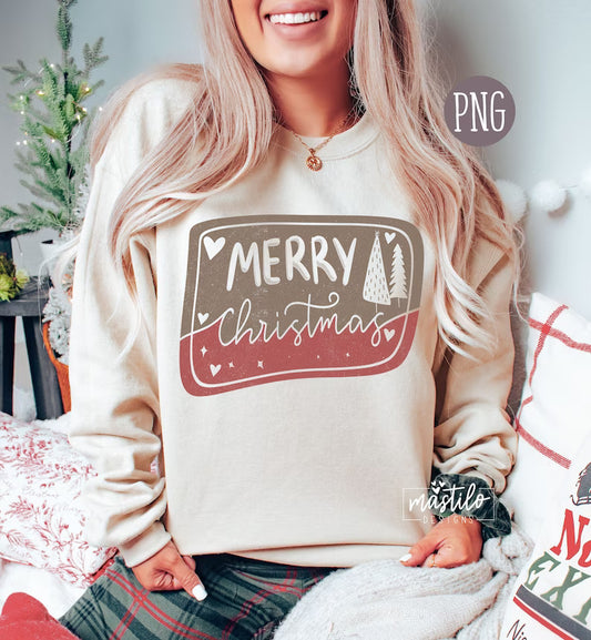 Christmas Sublimation Designs, Merry Christmas Png, Retro Christmas