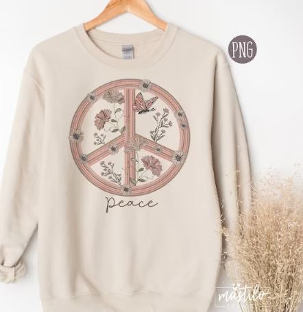 Peace Png, Peace Sublimation Download, Retro Sublimation Png