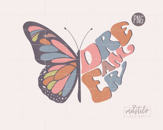 Dreamer PNG, Sublimation downloads, Boho png designs