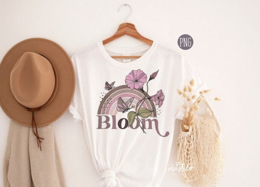 Bloom Png, Bloom Sublimation, Flower Design, Vintage Design