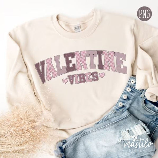 Valentine Vibes Png, Valentine's Sublimation Png, Retro Love PNG