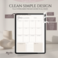 PLR Digital Planner Template, Hyperlinked PLR, Commercial Use Planner