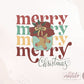 Christmas Sublimation Designs, Merry Christmas Png